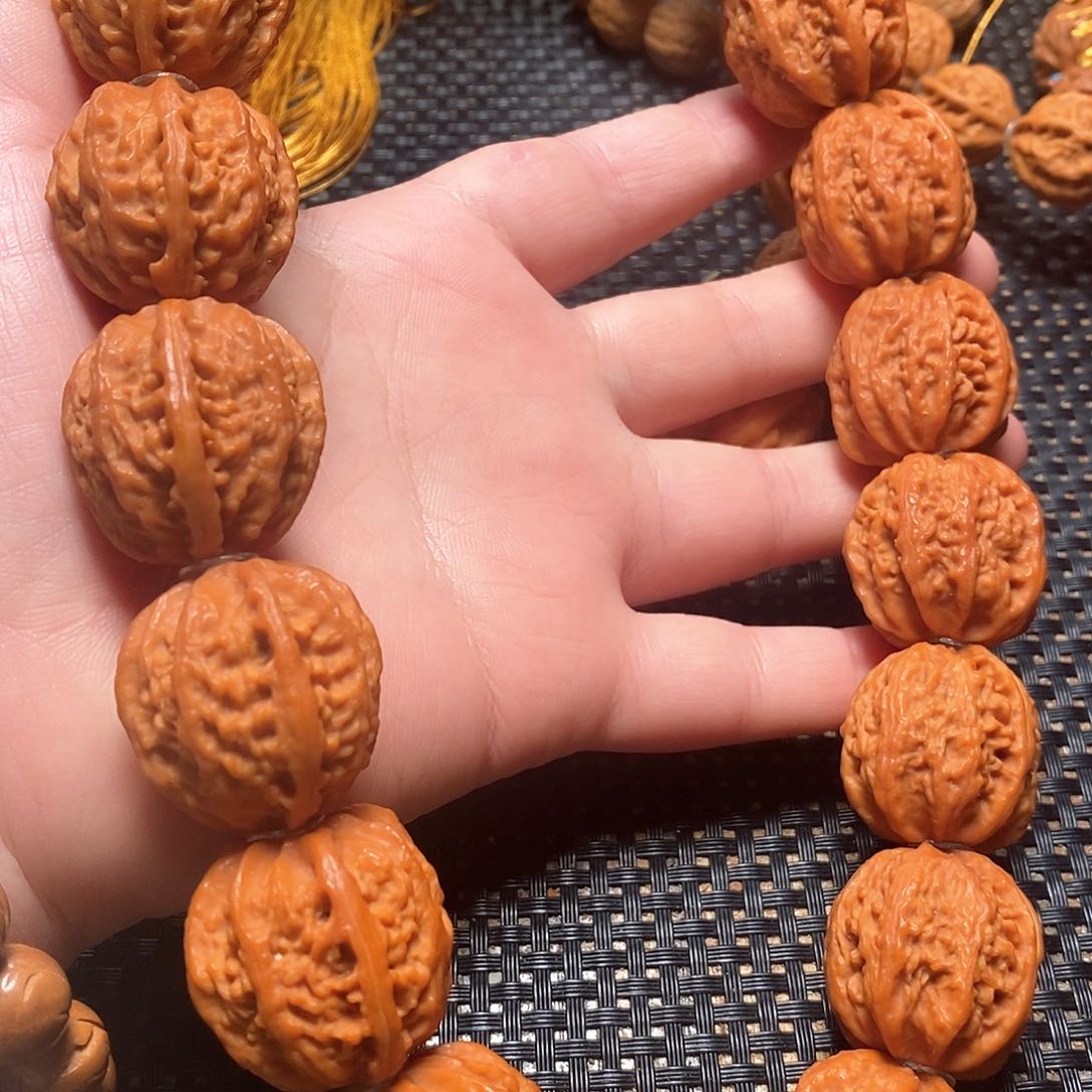 文玩核桃手串用****3八棱麒麟纹