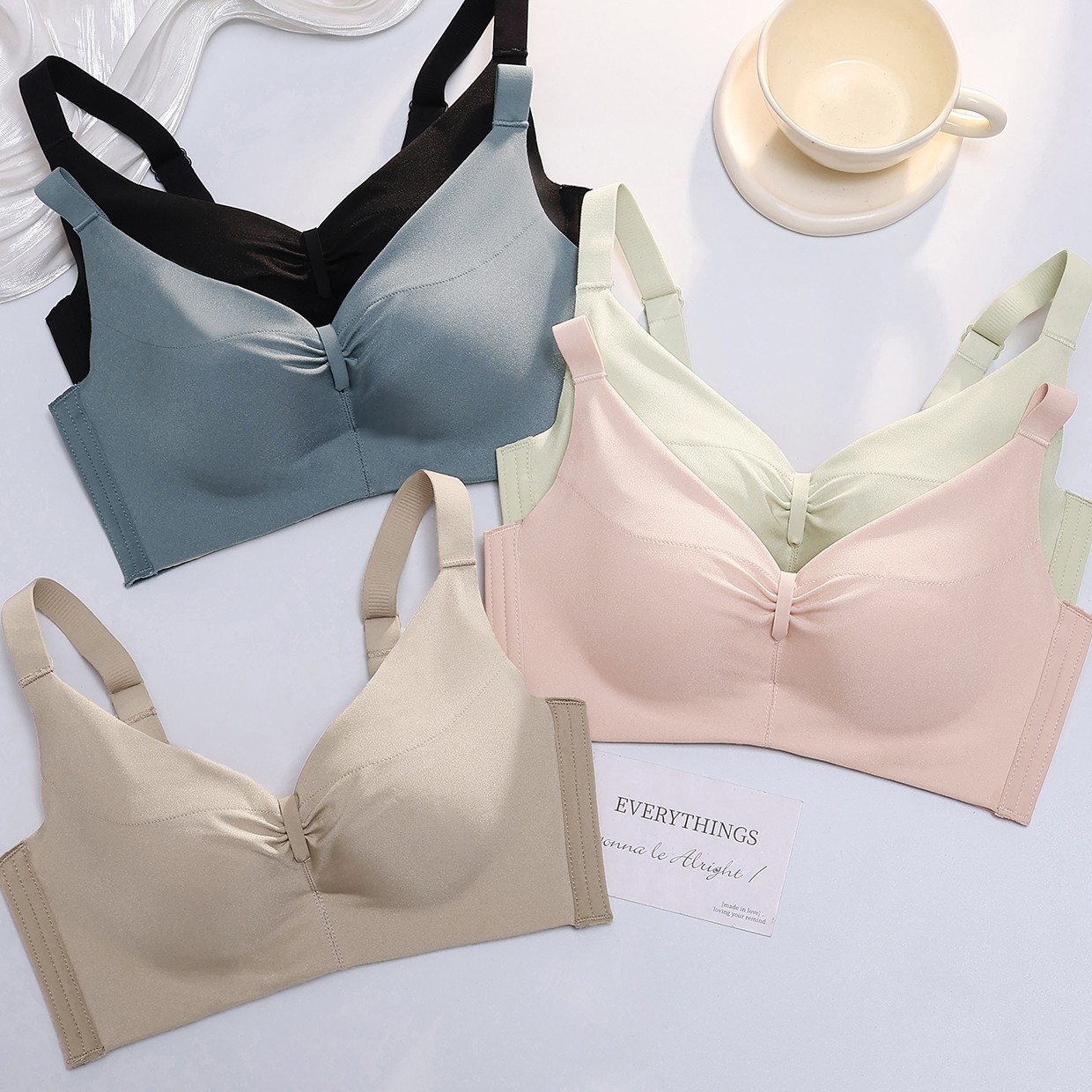 梅姐家春夏季新款聚拢内衣舒适性感优雅文胸2502