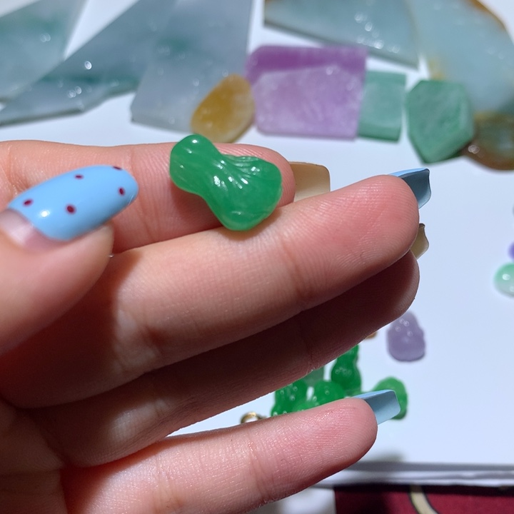 ღ***࿐翡翠未镶嵌颈饰无镶嵌