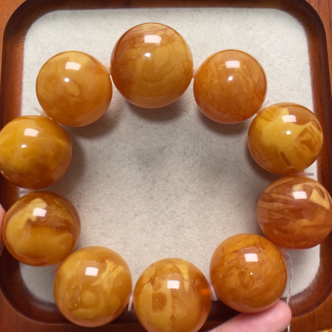 蜜蜡未镶嵌手串蜜蜡