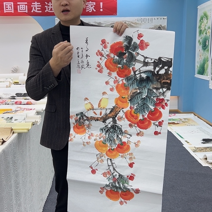 国画手绘国画作品
