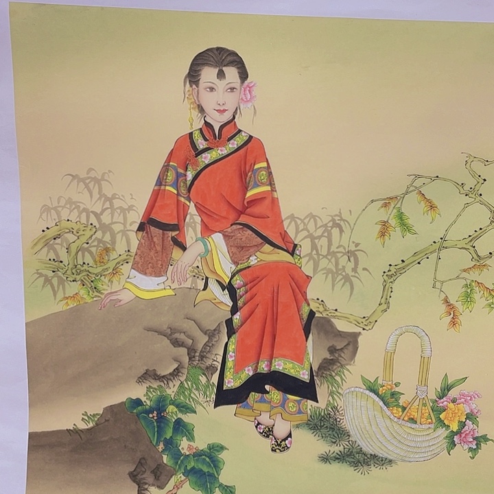 国画宋庄的一个小镇上