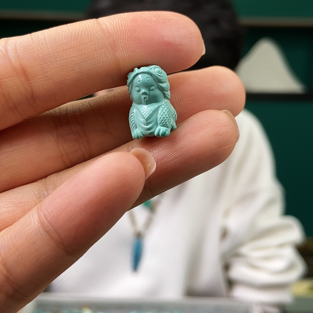 未镶嵌绿松石珠宝奇石