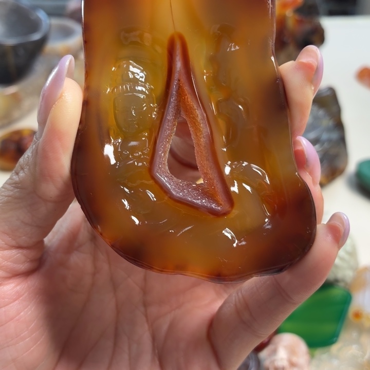 玛瑙/玉髓未镶嵌吊坠(不含链)