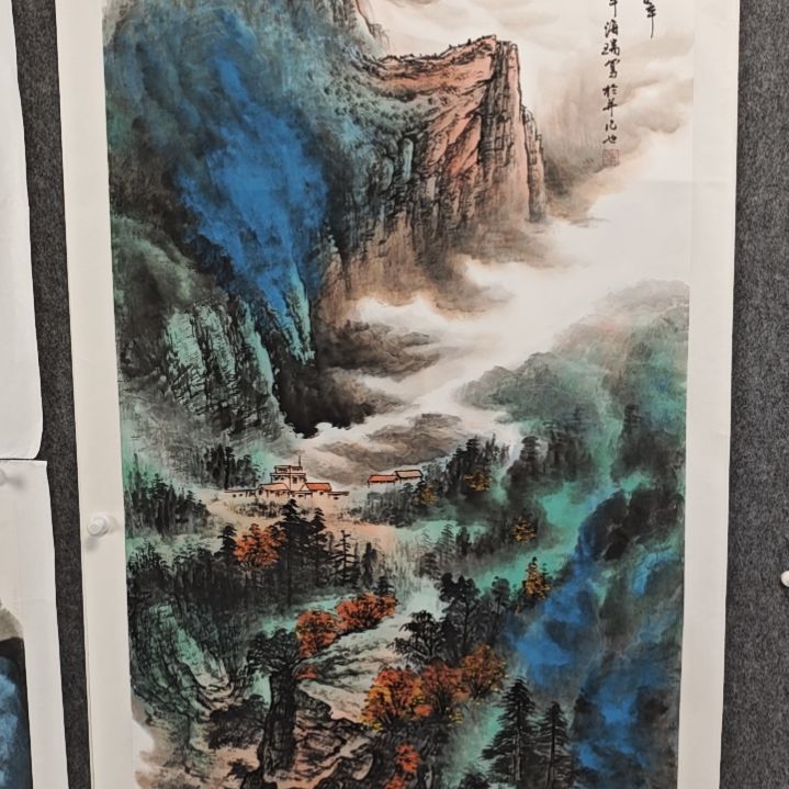 国画贾海瑞老师现场定制
