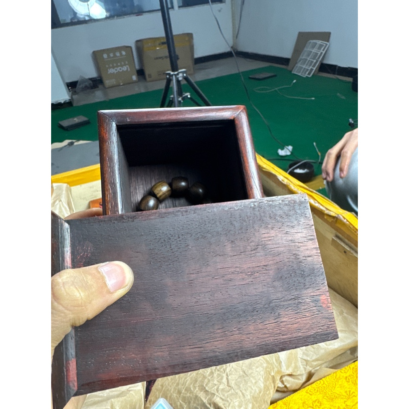 高端摆件紫木盒摆件