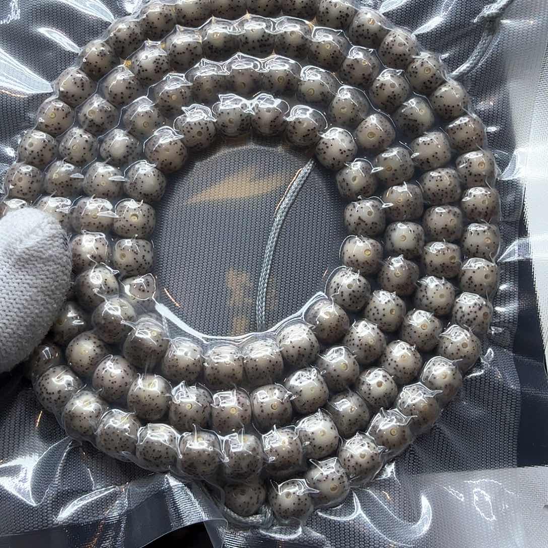 星月菩提吊坠29糯冰月留白9左右108