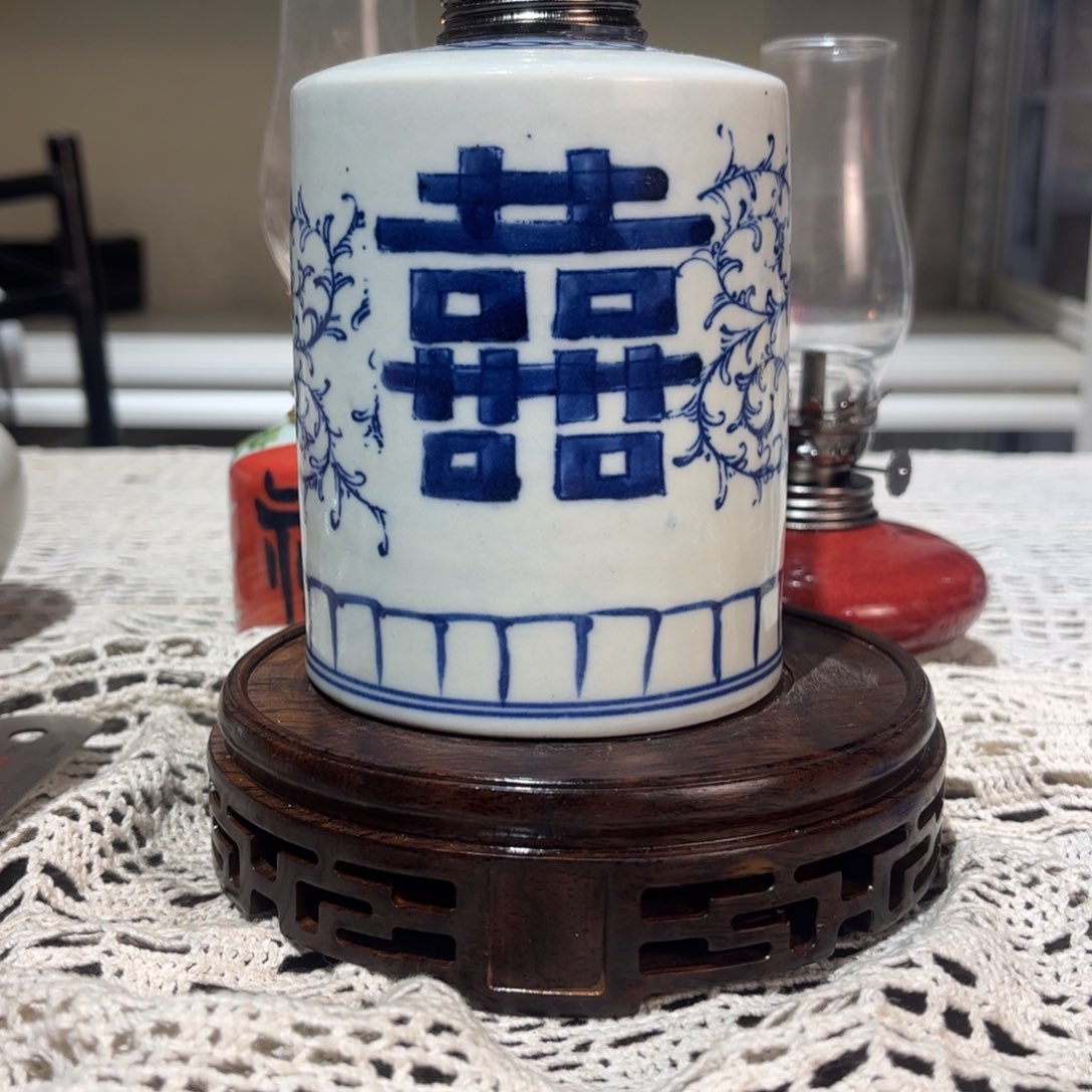 摆件景德镇陶瓷香薰灯