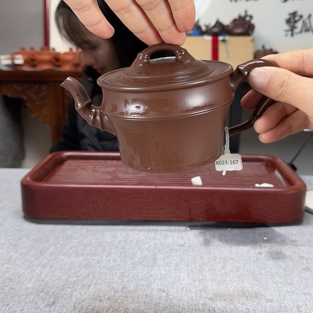 紫砂茶壶方圆紫砂宜兴紫砂