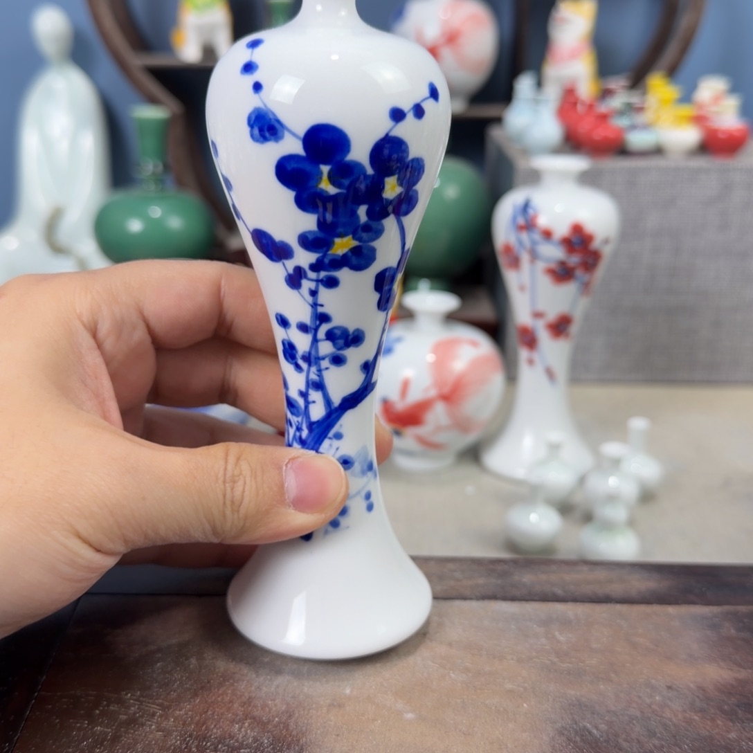 陶瓷手工小花器摆件