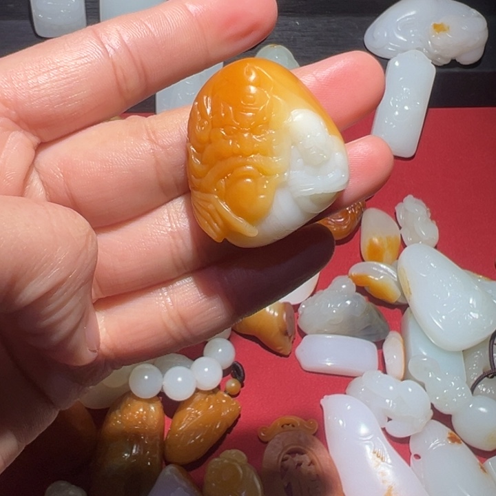 和田玉挂件未镶嵌用****1