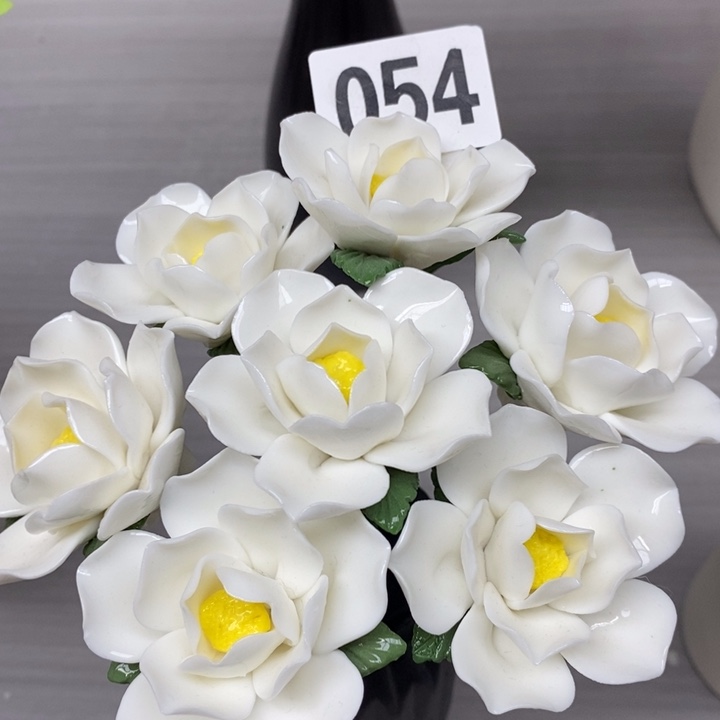 陶瓷陶瓷材料7朵组合