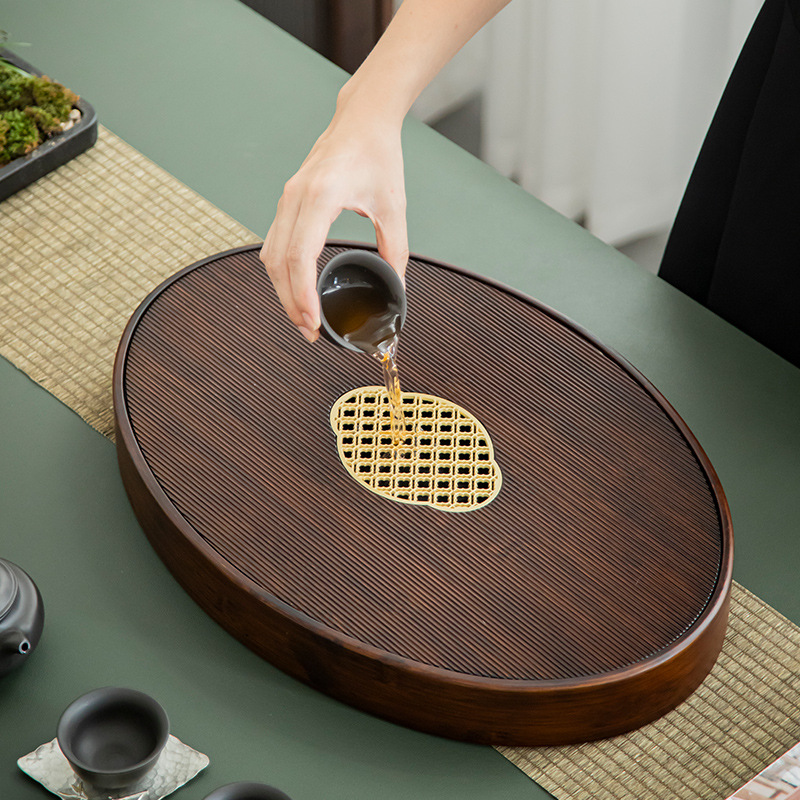 茶盘家用小型茶台托盘排水沥储水式干泡盘茶具茶桌茶台一整套茶海