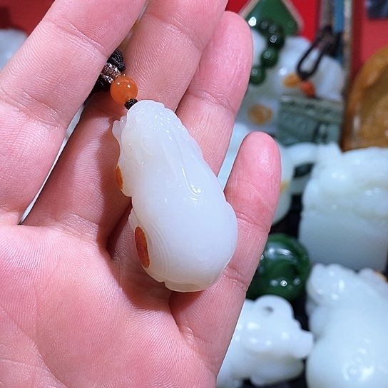 和田玉挂件未镶嵌修*