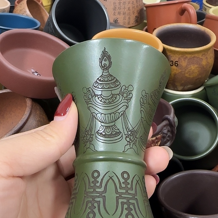 紫砂茶杯紫砂主人杯大放漏！