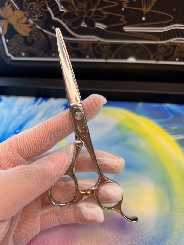 日本进口美发剪刀柳生纯钴平剪5.5寸