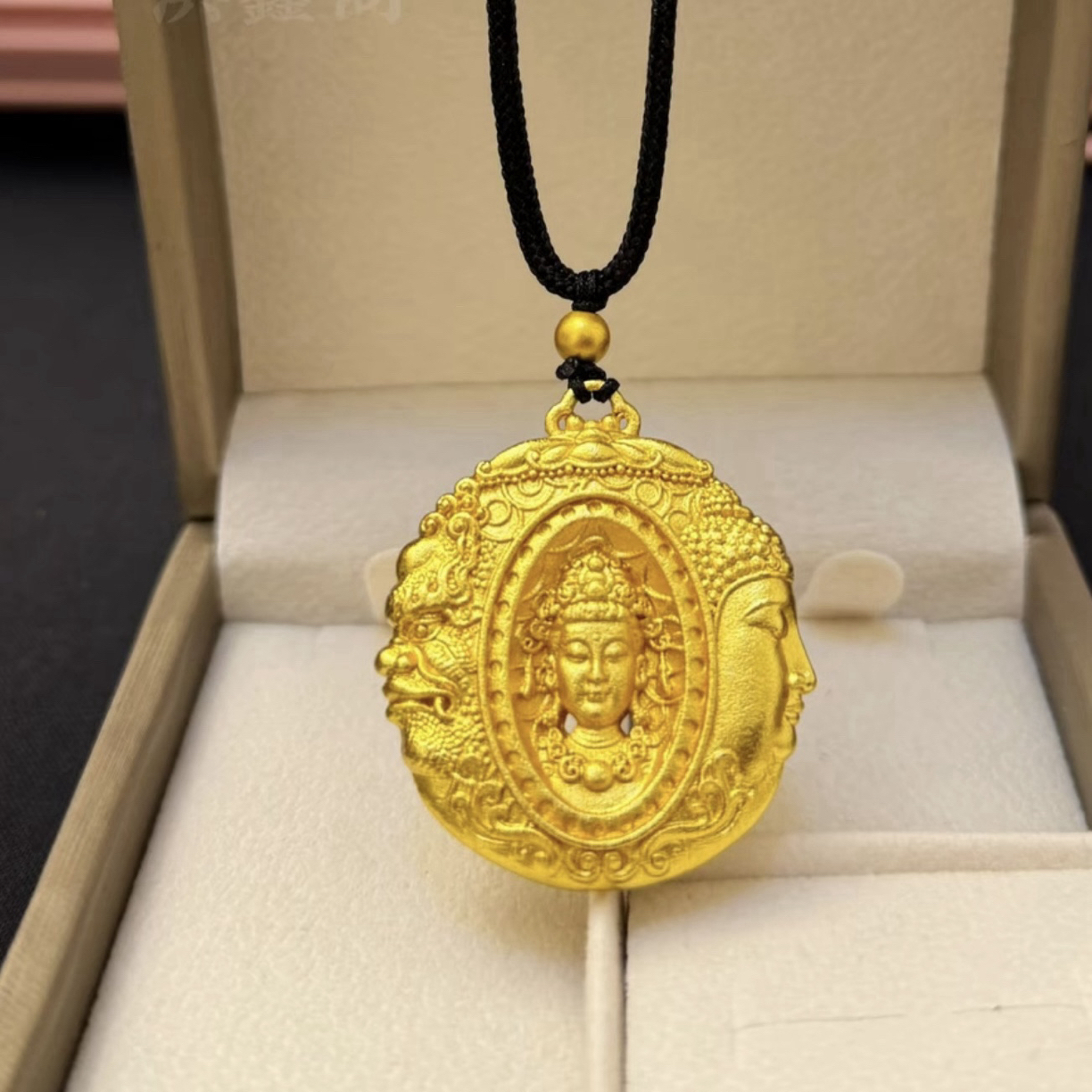 合金吊坠 一念之间一念神魔实心双面雕刻男女精工吊坠时尚精美