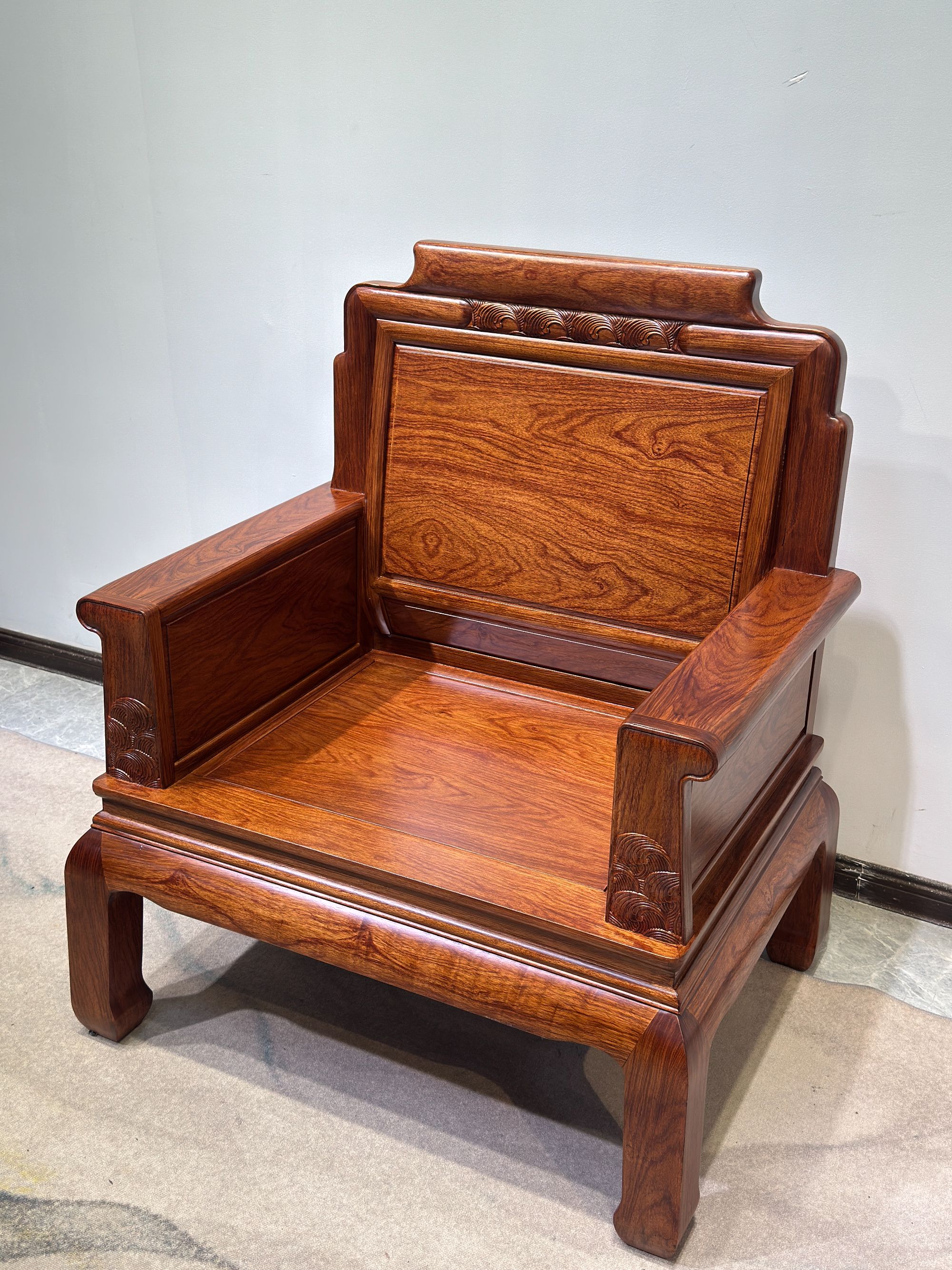 东悦沙发家用实木家具123七件套客厅中式新古典小户型新中式