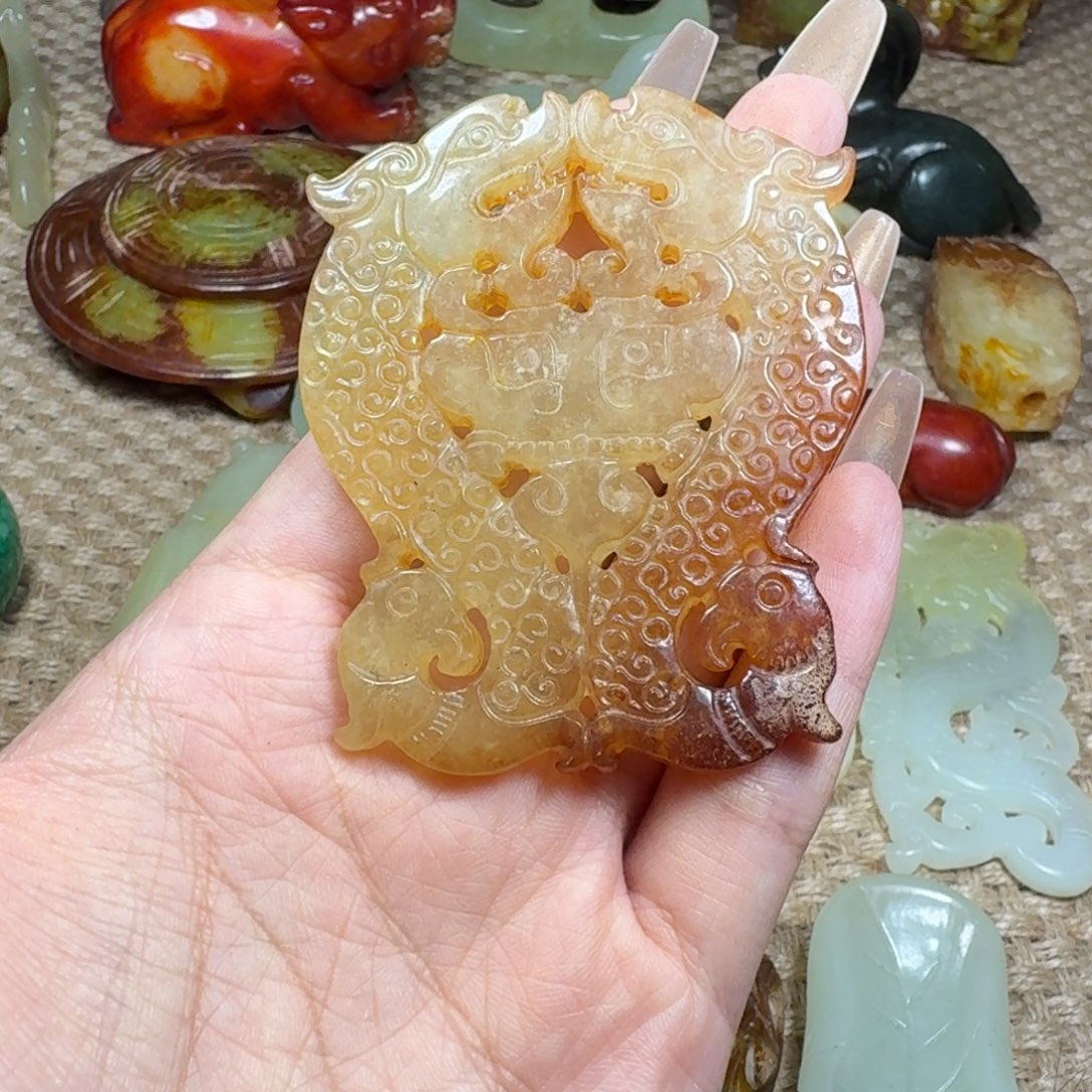 吊坠白玉菩提挂件