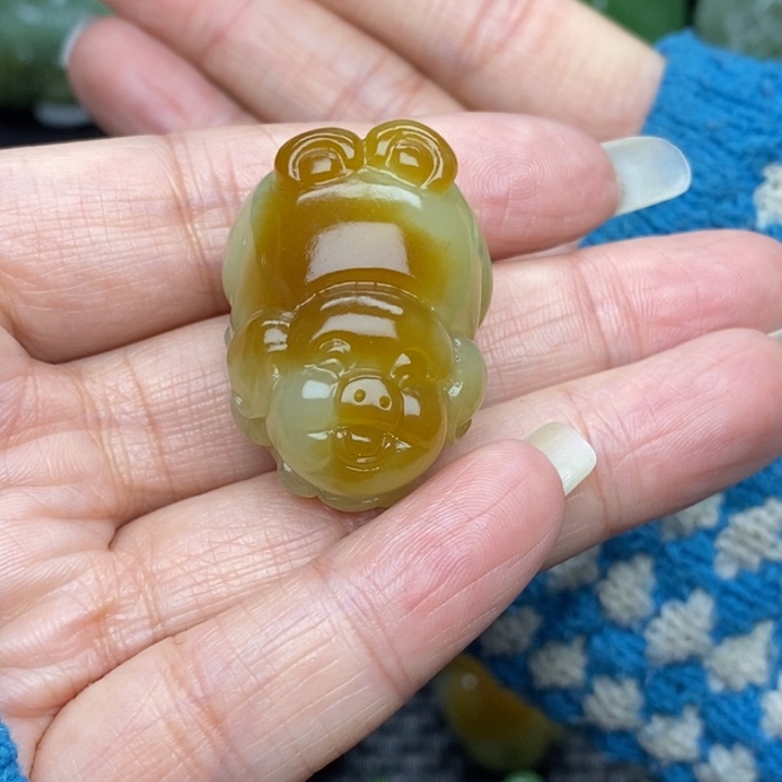 和田玉颈饰未镶嵌A***邓