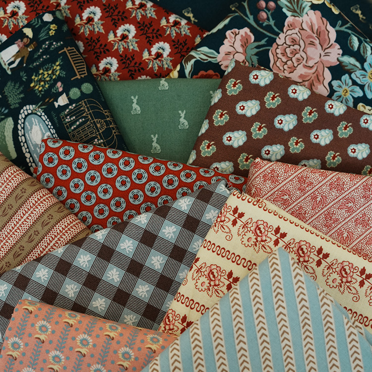 欧美进口印花布组-Emma 拼布手工