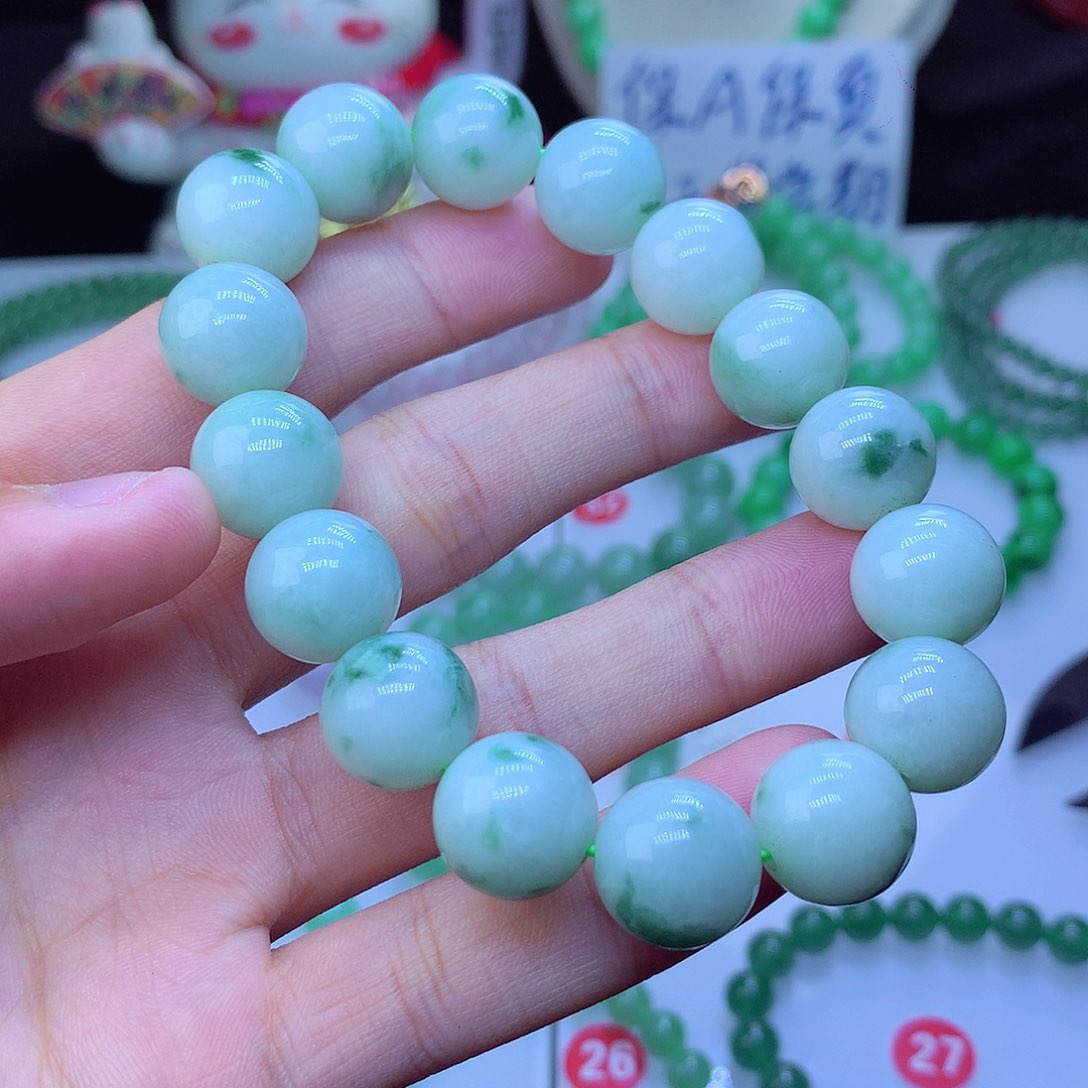 翡翠毛衣链未镶嵌卡13.5