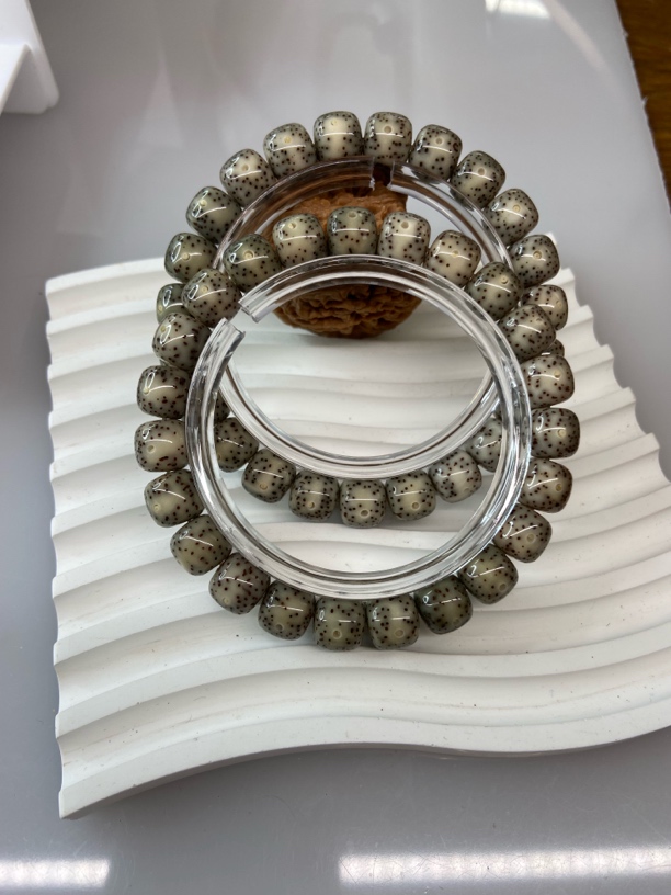 海南原生态石玉料星月菩提016