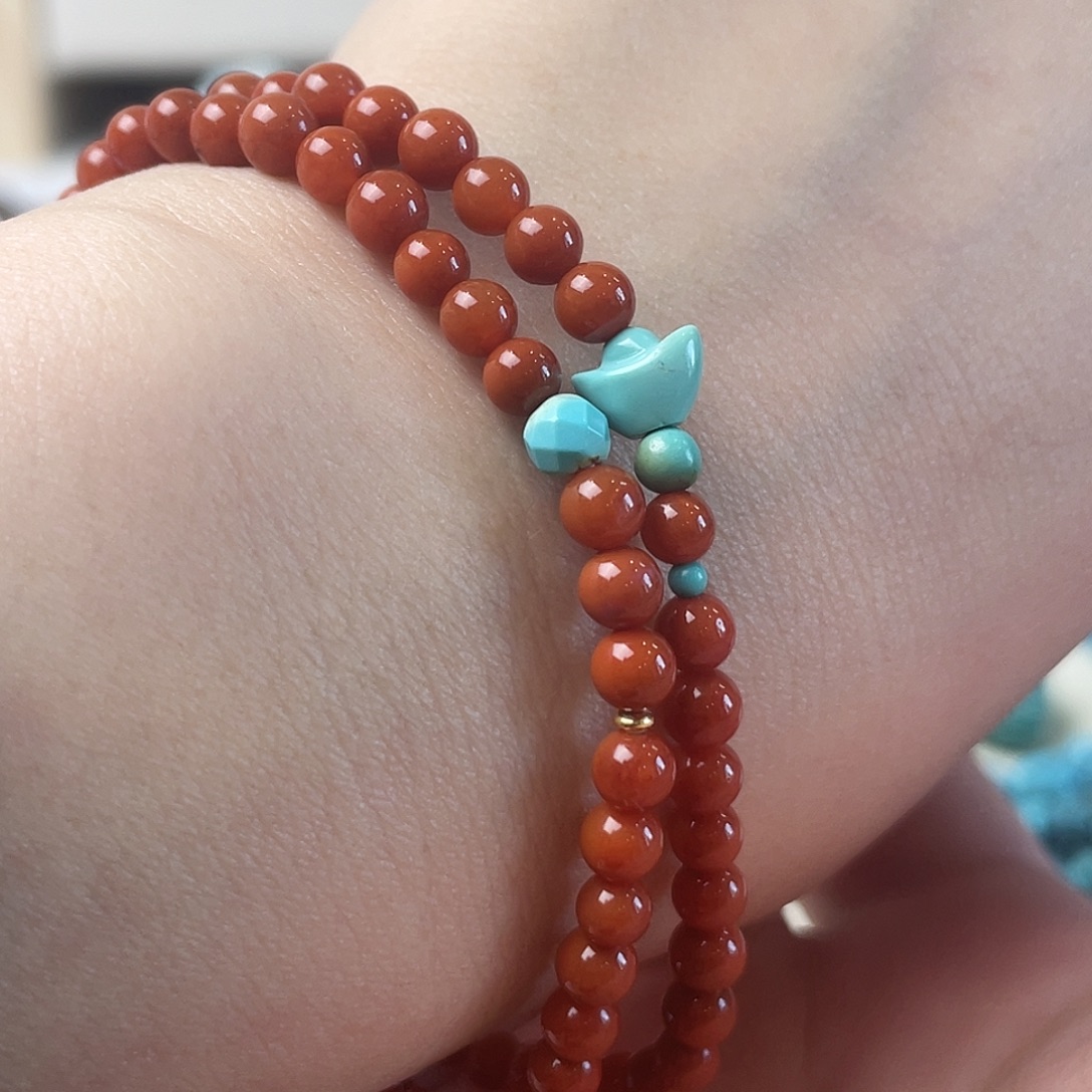 南红玛瑙配饰未镶嵌