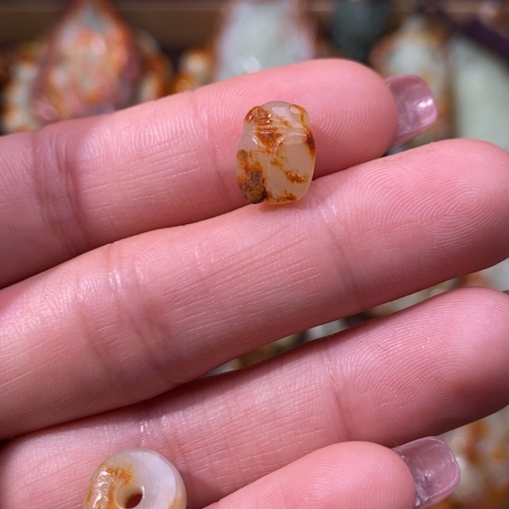 6***9岫岩河磨玉（透闪石质玉）未镶嵌挂件