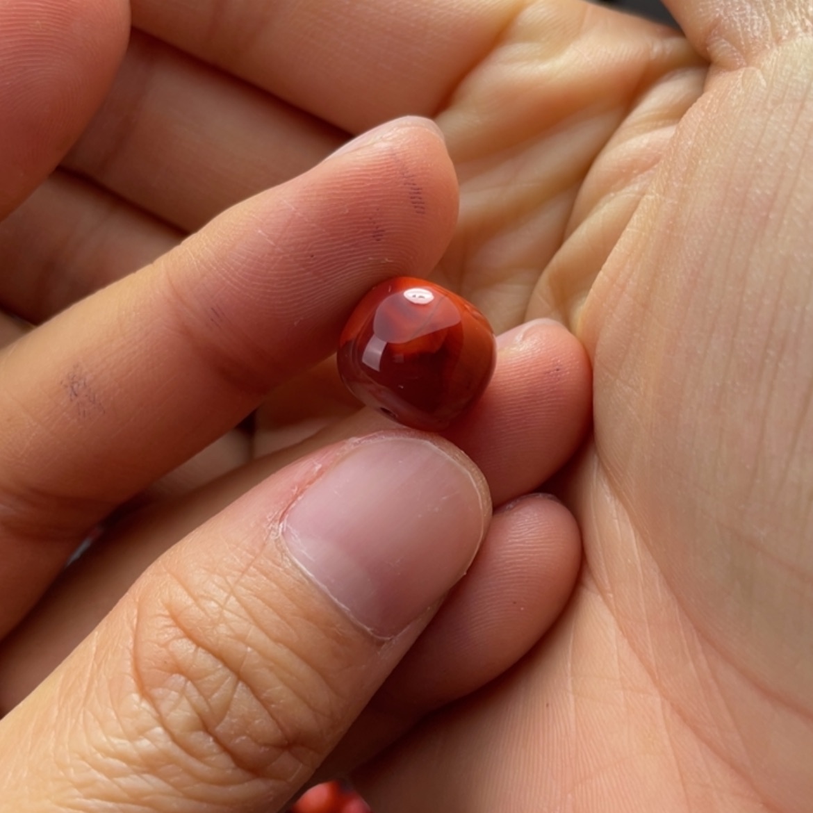 【闪购商品】南红玛瑙单珠12.6多样性发1未镶嵌