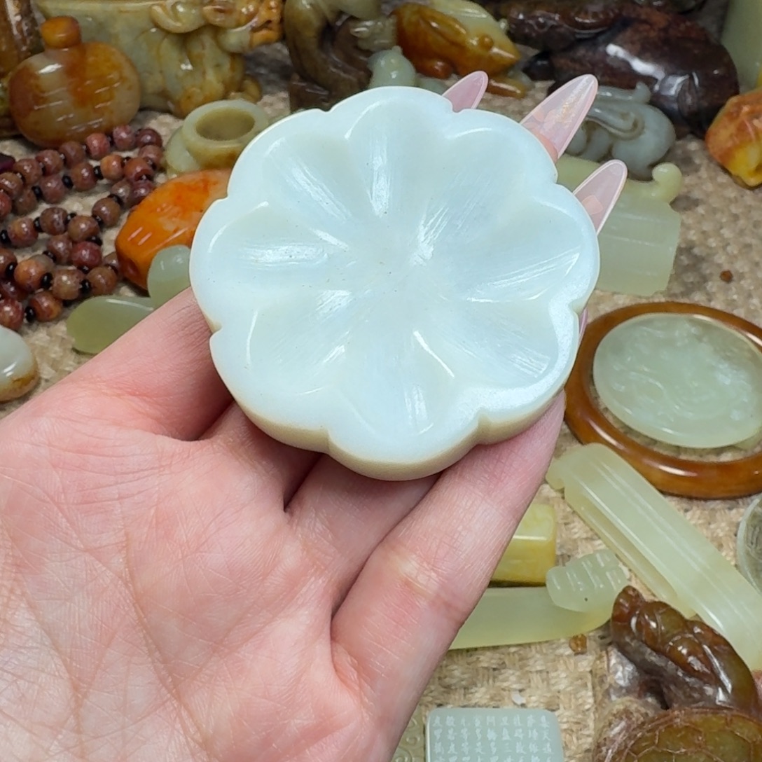 白玉菩提吊坠挂件