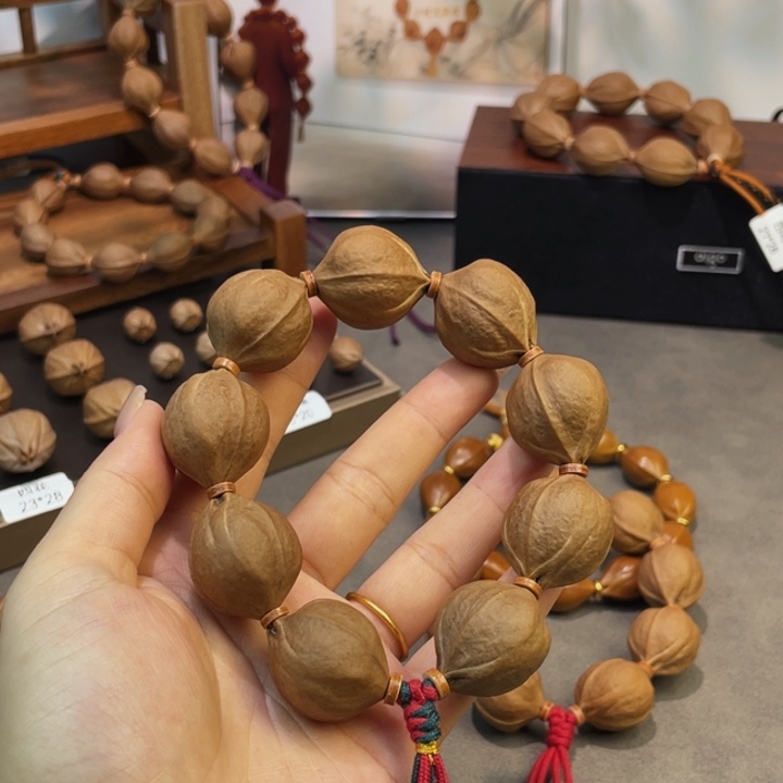 祥***号原生态梅林梅林铁核文玩手串
