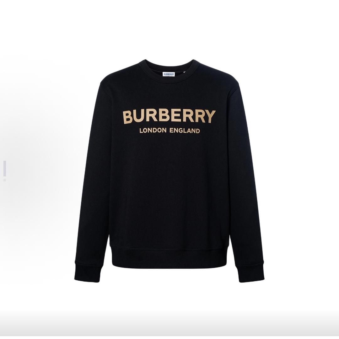 未使用 BURBERRY/博柏利 【龙龙顶奢】经典字母宽松圆领长袖卫衣