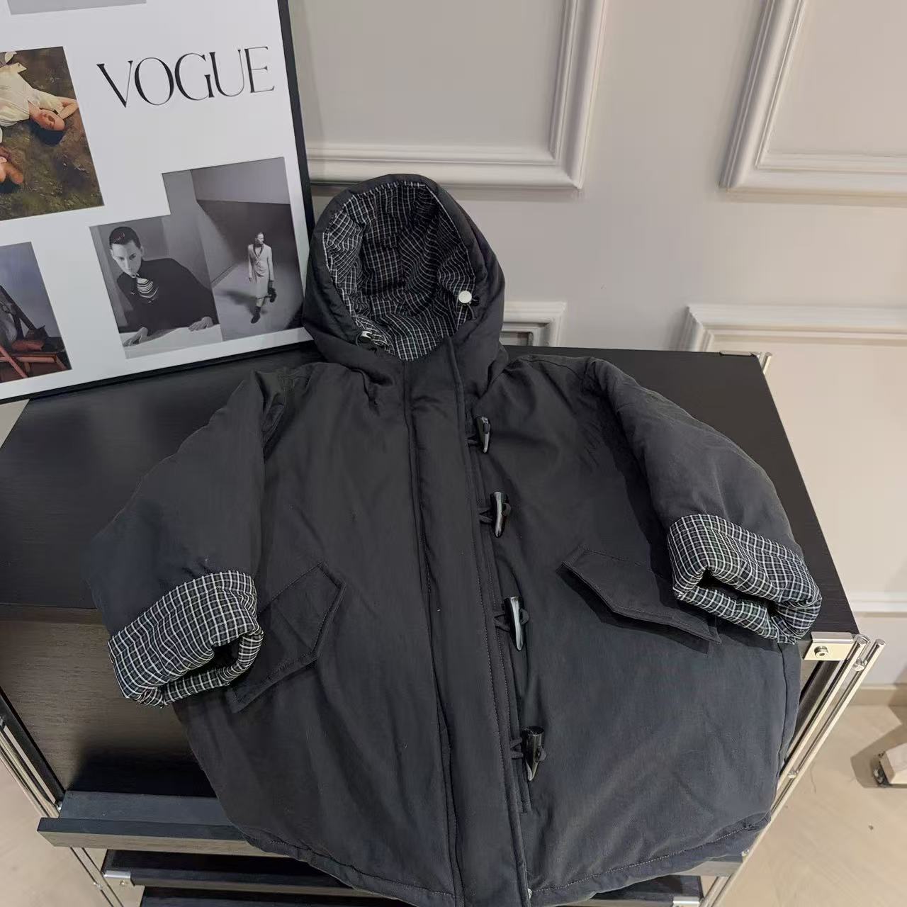 【两个小盆友】冬季儿童加厚连帽长款棉服男女童韩版休闲外套885766