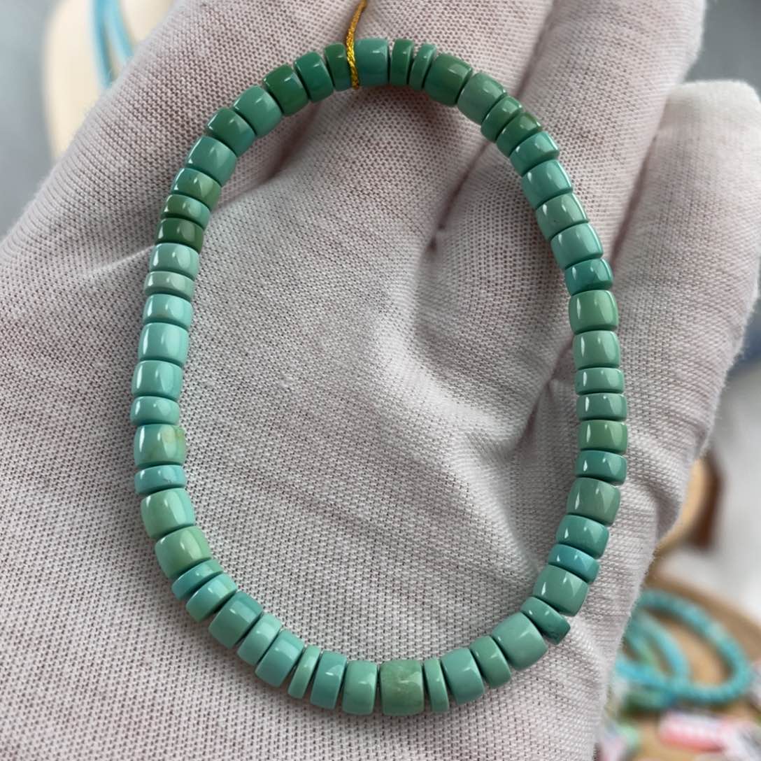 绿松石手链未镶嵌精品药片卡5