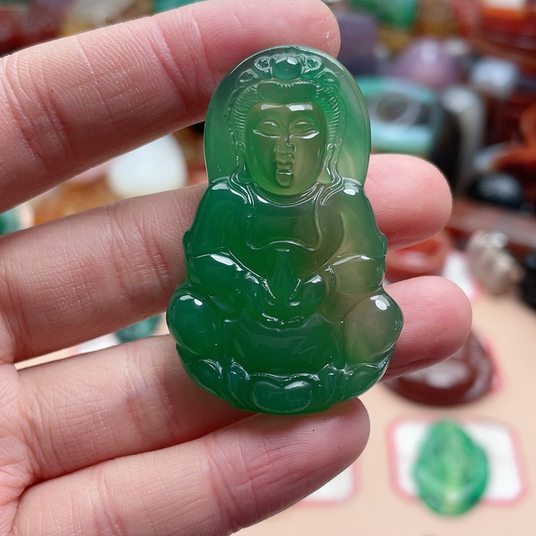 玛瑙/玉髓颈饰合金啊*