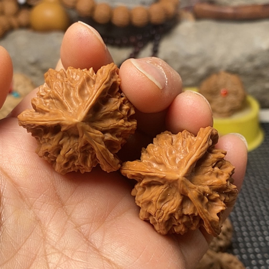 【闪购商品】吊坠文玩核桃盘山三棱