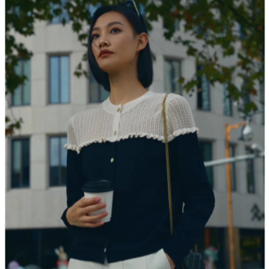 甜甜【79-209】品牌撤柜时尚气质甜美可爱百搭毛衣圆领宽松女士套头