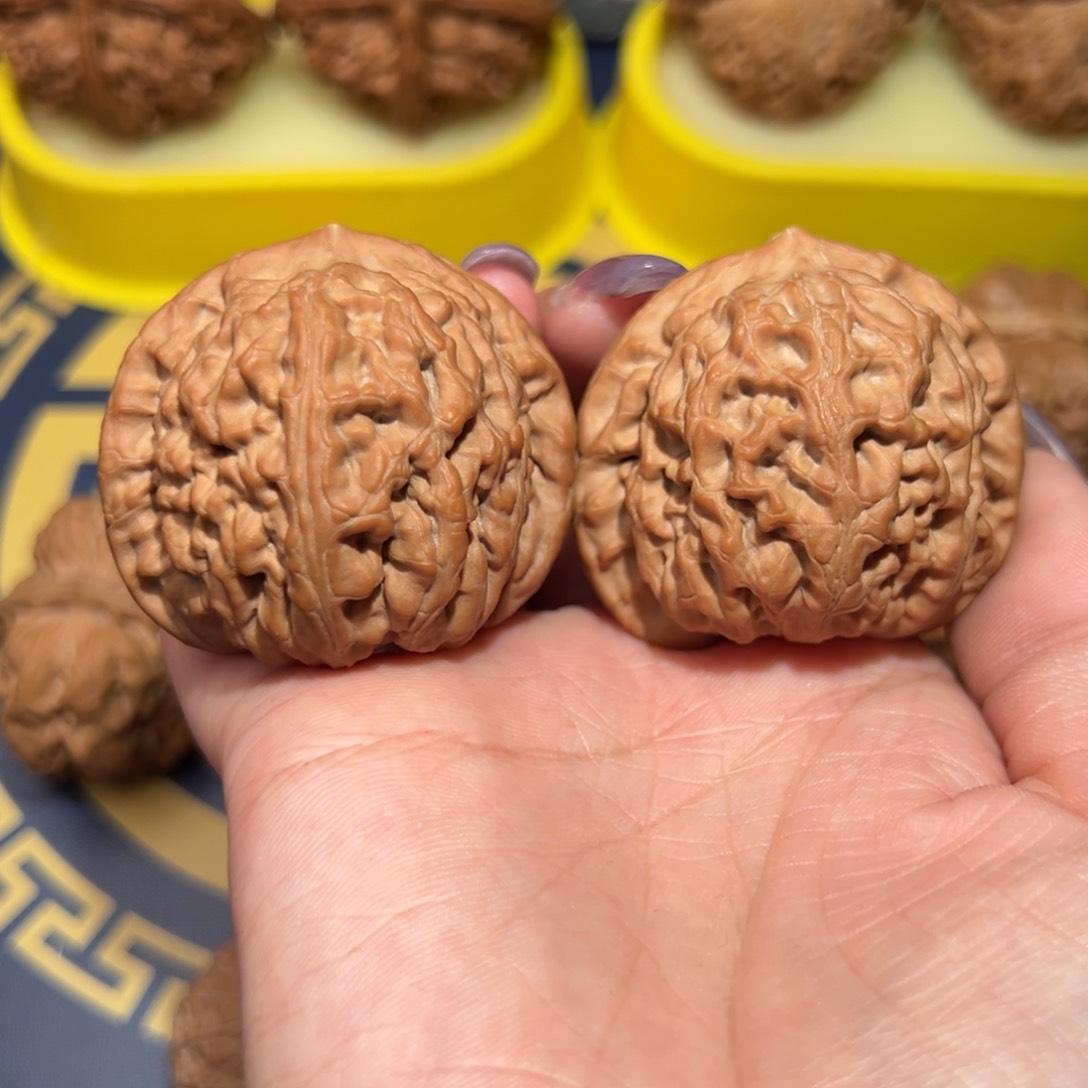 文玩核桃把件龙脉元宝44