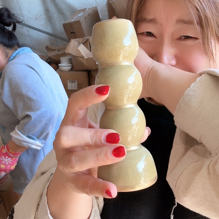 高温陶瓷烛台微瑕