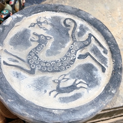 瓦当摆件摆件茶桌茶台陶瓷