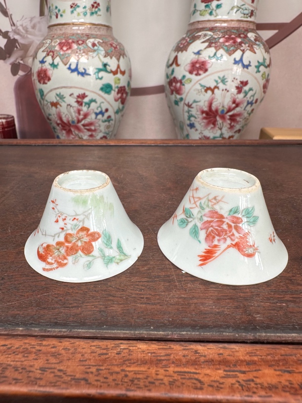 陶瓷工艺品粉彩马蹄杯