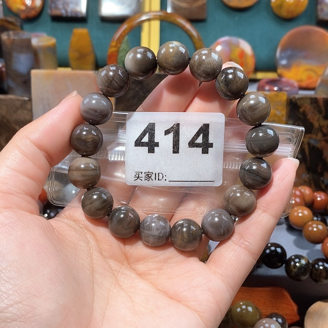 硅化玉天然北票硅化玉手串未镶嵌天然北票硅化玉手串