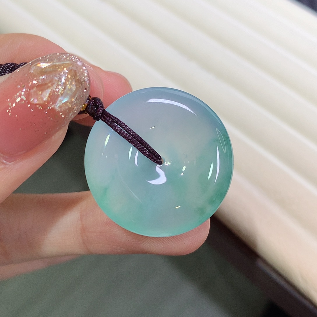 翡翠未镶嵌颈饰25.6-6