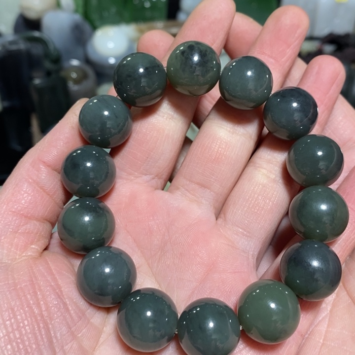 和田玉手链未镶嵌