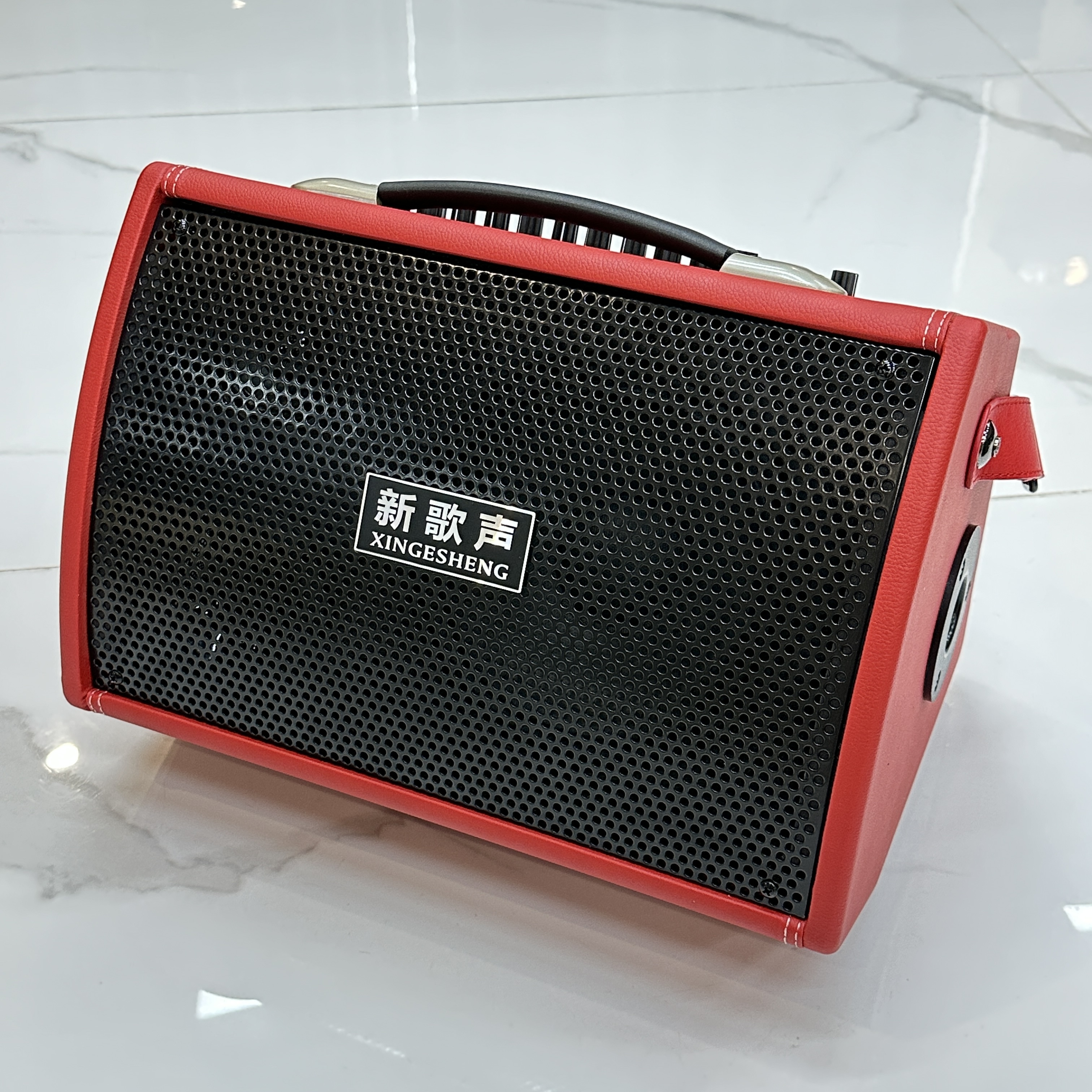 新歌声T-100三分频8寸大功率吉他乐器弹唱户外直播K歌音响音箱