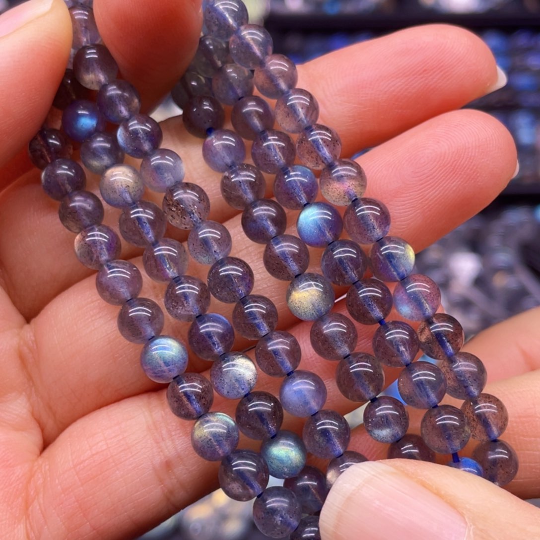 未镶嵌手串长石5.6左右