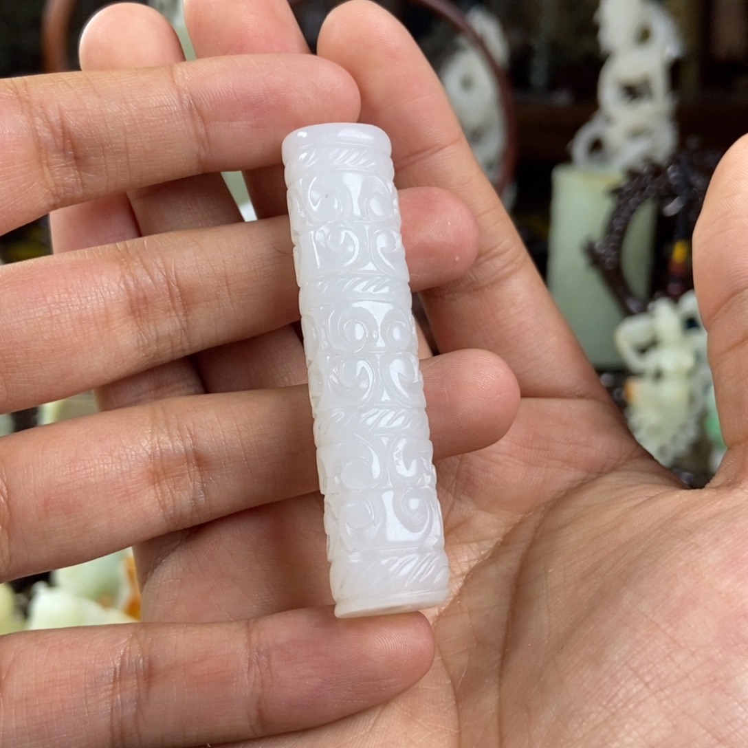 和田玉挂件未镶嵌美*