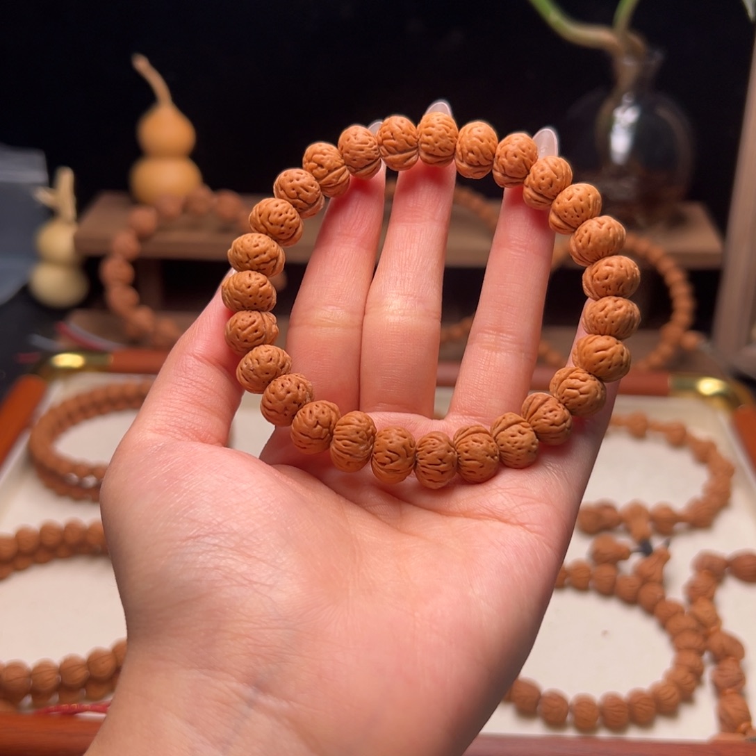 飞***墩木质类陕西龙纹桃核1.3