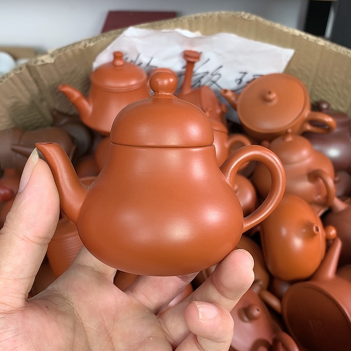 茶壶紫砂原矿朱泥茶壶茶具家用120